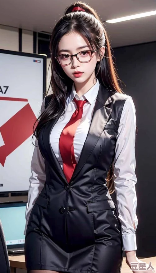 年轻的女秘书熟练运用AI办公软件提高效率已成为业界新趋势
